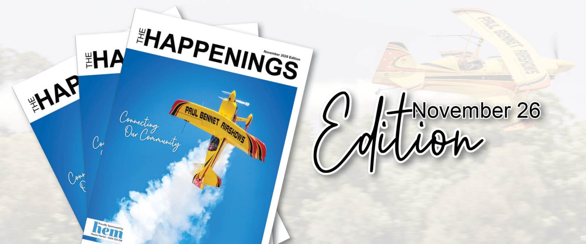 The Happenings Nov 26 website banner