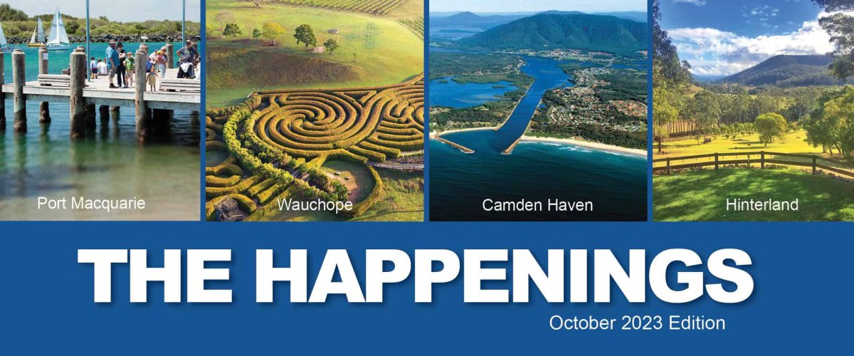 The Happenings Oct 2023 website banner